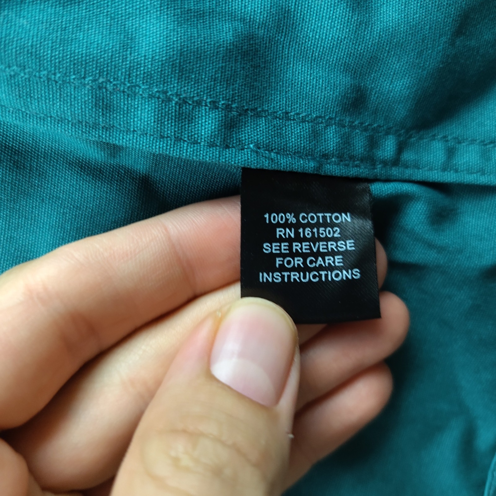 J. Peterman Company Coat Womens Small Duster Teal Corduroy Trim Office Euc — image 8 of 8